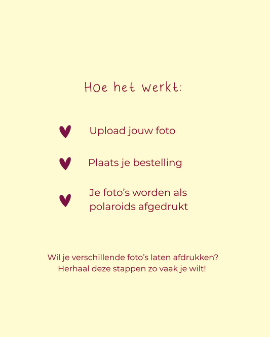 Polaroid foto - staand