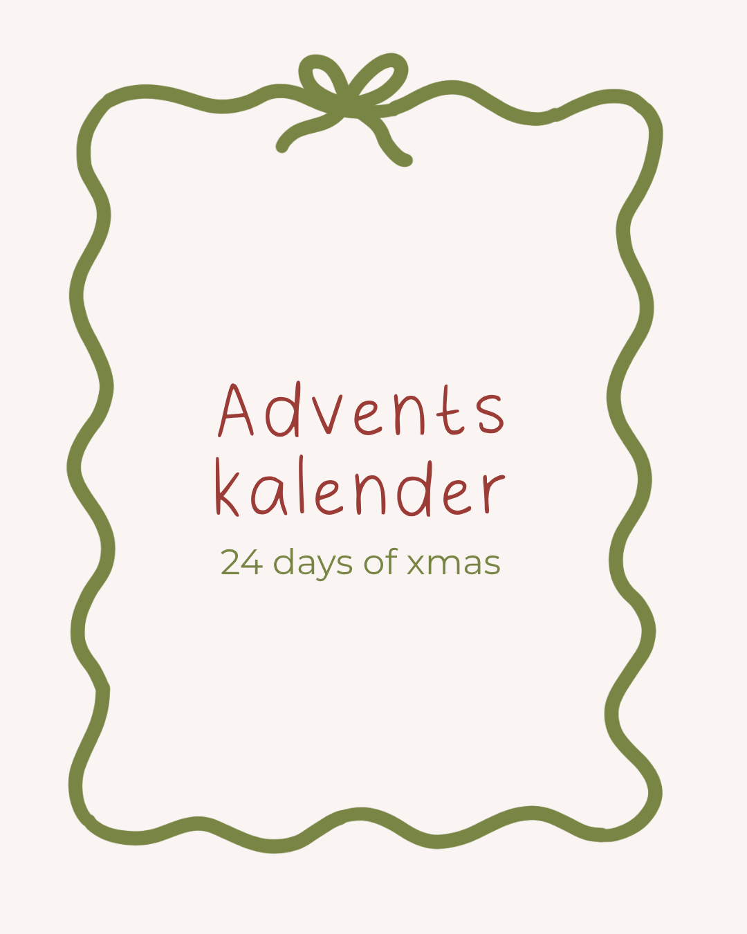 PRE-ORDER Adventskalender