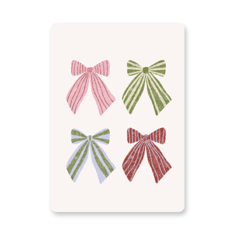 Kaart - Christmas Bows