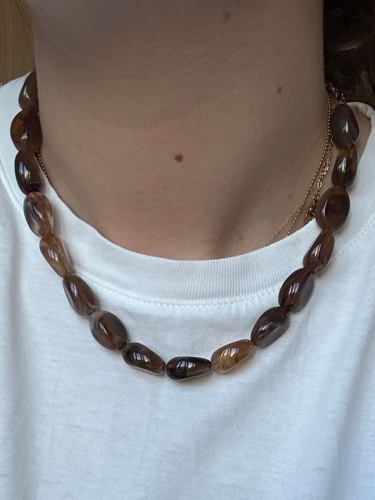 Ketting - donkerbruin