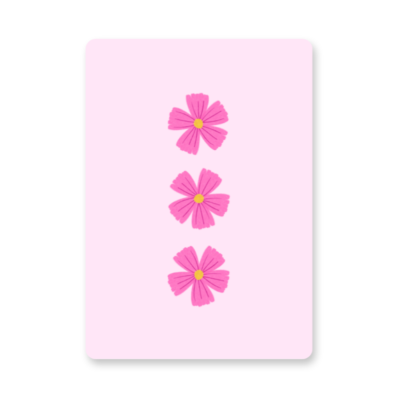 Kaart - Flower Power