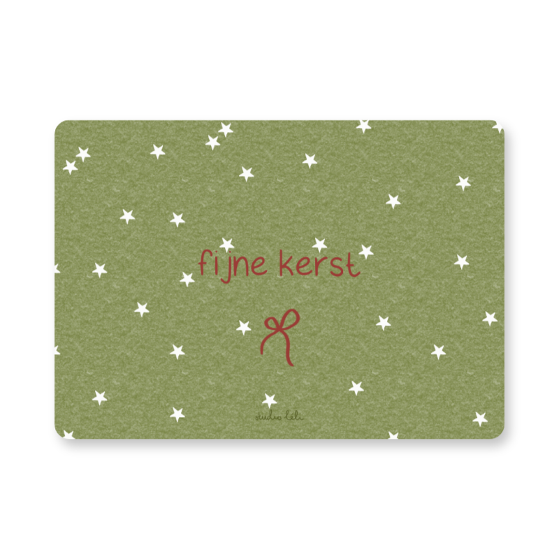 Kaart - Starry Night (groen)