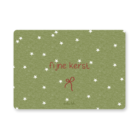 Kaart - Starry Night (groen)