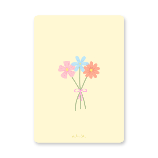 Kaart - Bosje Bloemen