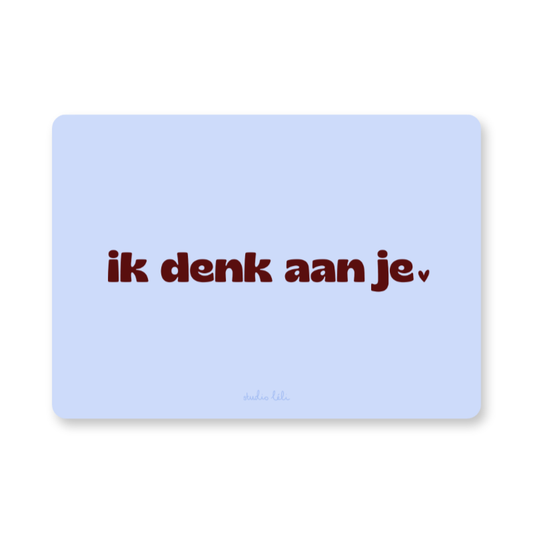 Kaart - Ik Denk Aan Je