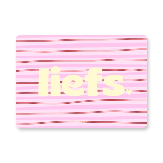 Kaart - Liefs Strepen