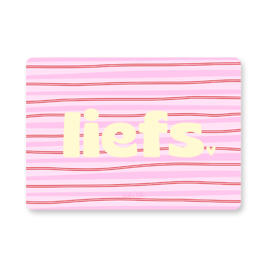 Kaart - Liefs Strepen